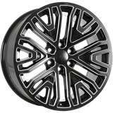 ART Replica REPLICA 176 Gloss Black - Milled Edge 24x10.0 +31 6x139.7 77.8