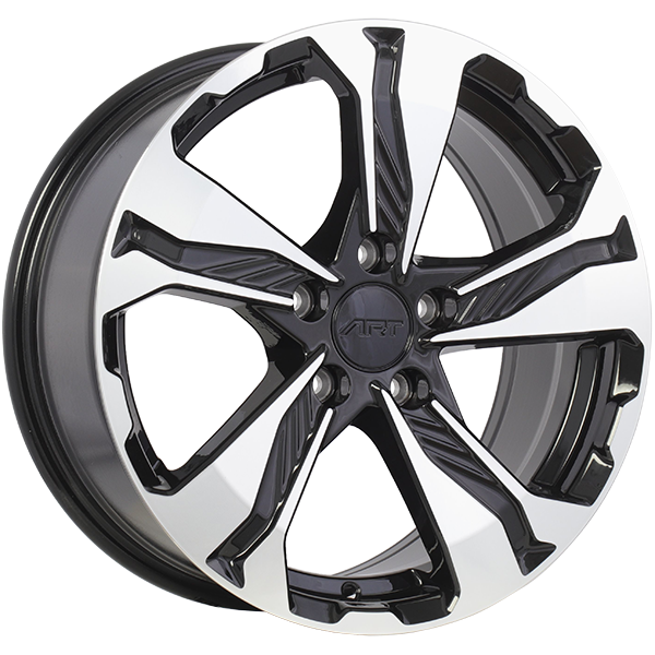 ART Replica REPLICA 298 Gloss Black - Machined Face 17x7.5 +45 5x114.3 64.1