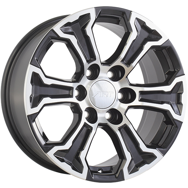 ART Replica REPLICA 385 Gloss Black - Machined Face 18x8.5 +26 6x139.7 77.8