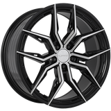 Ruffino ELEGANZA Gloss Black - Machined Face 19x8.5 +40 5x114.3 67.1
