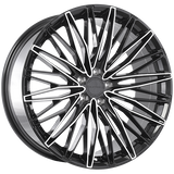 Ruffino STELLARE Gloss Black - Machined Face 20x9.0 +35 5x112 66.6