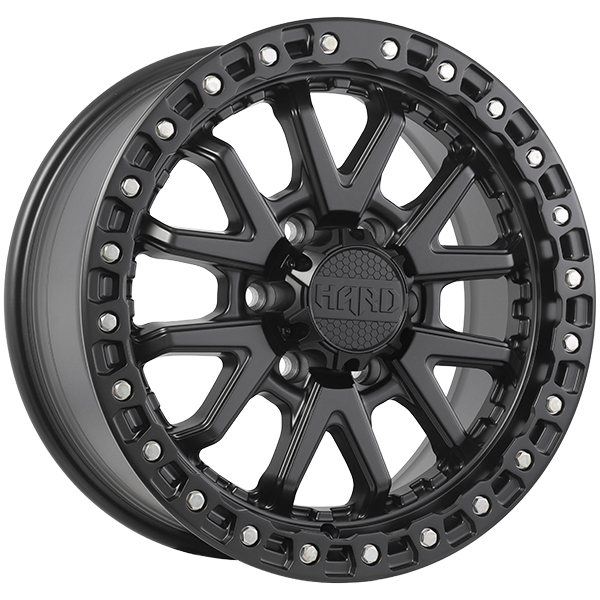 Ruffino HARD DUNE Satin Black - Zinc Rivets 18x8.0 +35 6x135 87.1