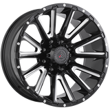 Forged Wheels XR110 Gloss Black - Milled Edge 20x10.0 -19 8x170 125.1