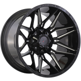 Forged Wheels XR111 Gloss Black - Milled Edge 20x12.0 -44 6x135/6x139.7 108.1