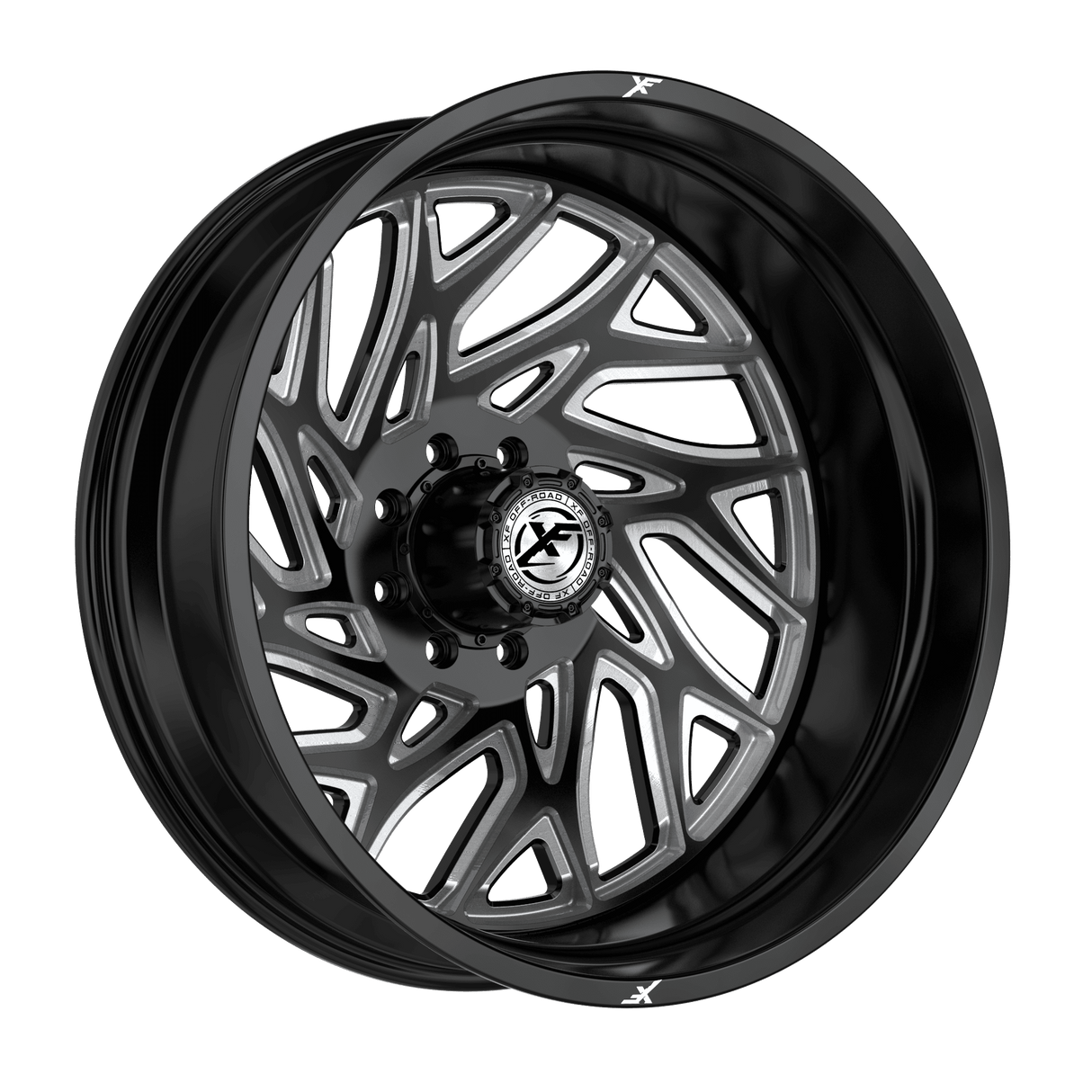 XF OFFROAD XF-229GBML-R Gloss Black Milled 24x8.25 -232 8x200 142