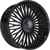 TIS Wheels 507B Gloss Black 24x10.0 +24 6x135/6x139.7 108.1