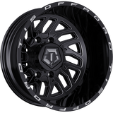 TIS Wheels 544 Gloss Black - Milled Edge 20x8.2 -198 8x165.1 121.7
