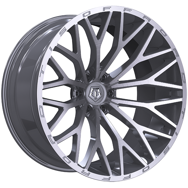 TIS Wheels 566 Silver - Brushed Face 20x10.0 -24 6x139.7 106.1