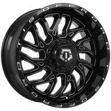 TIS Wheels 544 Gloss Black - Milled Edge 20x9.0 +1 6x135/6x139.7 106.1