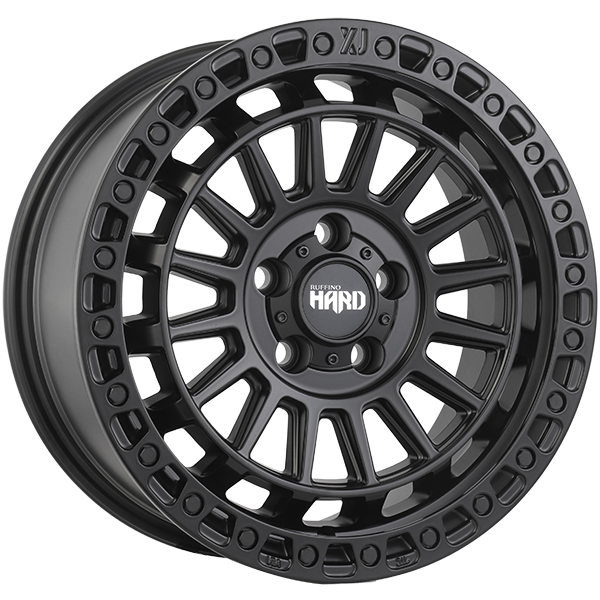 Ruffino HARD XJ Satin Black 17x7.5 +35 5x114.3 64.1