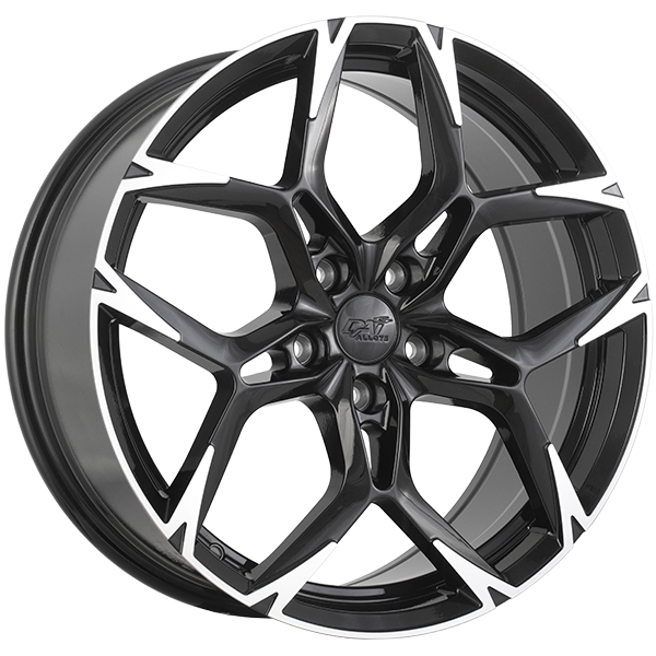 DAI Wheels RAZOR-X Gloss Black - Machined Face 19x8.0 +40 5x114.3 67.1
