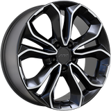 ART Replica REPLICA 301 Gloss Black - Machined Face 18x7.5 +45 5x120 64.1