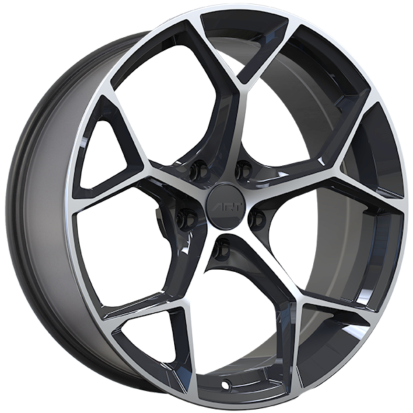 ART Replica REPLICA 318 Gloss Black - Machined Face 19x8.5 +25 5x112 66.5