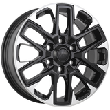 ART Replica REPLICA 409 Gloss Black - Machined Face 18x7.5 +45 6x139.7 95.1
