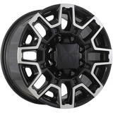ART Replica REPLICA 410 Gloss Black - Machined Face 18x9.0 +12 8x165.1 121.3