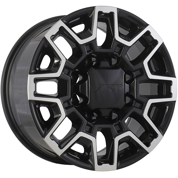 ART Replica REPLICA 410 Gloss Black - Machined Face 18x9.0 +32 8x180 124.1