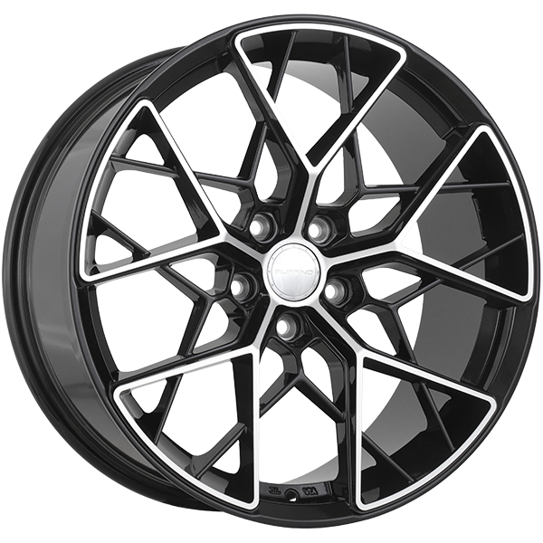 Ruffino CORSA Gloss Black - Machined Face 19x8.5 +35 5x114.3 67.1