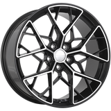 Ruffino CORSA Gloss Black - Machined Face 19x8.5 +35 5x114.3 67.1