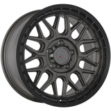 Forged Wheels XR11 Satin Gray - Black Lip 17x9.0 +10 5x127 71.5