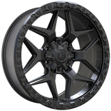 Forged Wheels XR13 Satin Black 20x9.0 +15 6x135/6x139.7 108.1