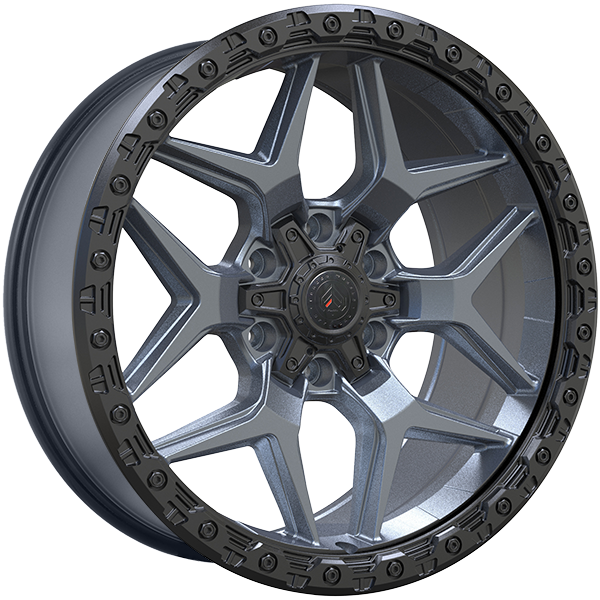 Forged Wheels XR13 Satin Gray - Black Lip 20x9.0 +15 6x135/6x139.7 108.1