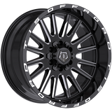 TIS Wheels 567 Gloss Black - Milled Edge 20x10.0 -25 6x135/6x139.7 106.2