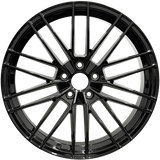 RAC Replica A30 Gloss Black 18x8.0 +32 5x112 66.5