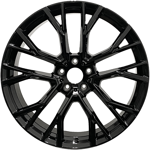 RAC Replica B28 Gloss Black 20x9.0 +33 5x112 66.6