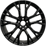 RAC Replica B28 Gloss Black 20x9.0 +33 5x112 66.6