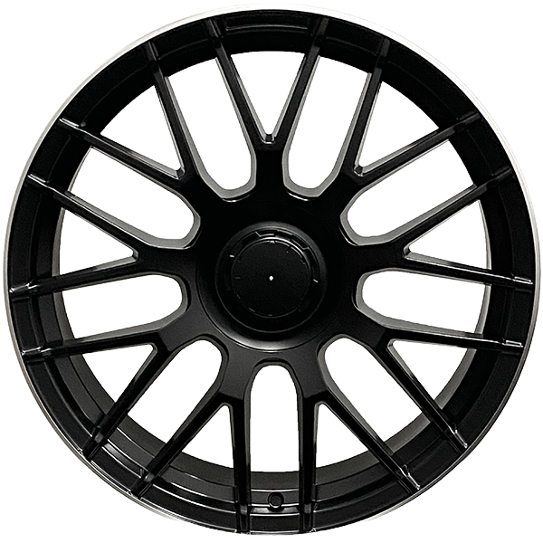 RAC Replica M02 Matt Black - Machined Lip 19x8.5 +35 5x112 66.6