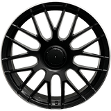 RAC Replica M02 Matt Black - Machined Lip 19x8.5 +35 5x112 66.6