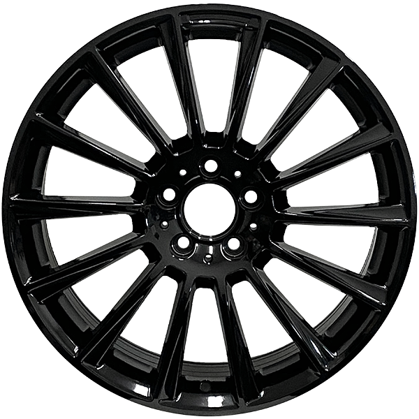 RAC Replica M04 Gloss Black 20x8.5 +35 5x112 66.6