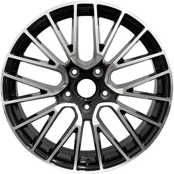 RAC Replica P09 Black - Machined Face 20x10.5 +64 5x130 71.6