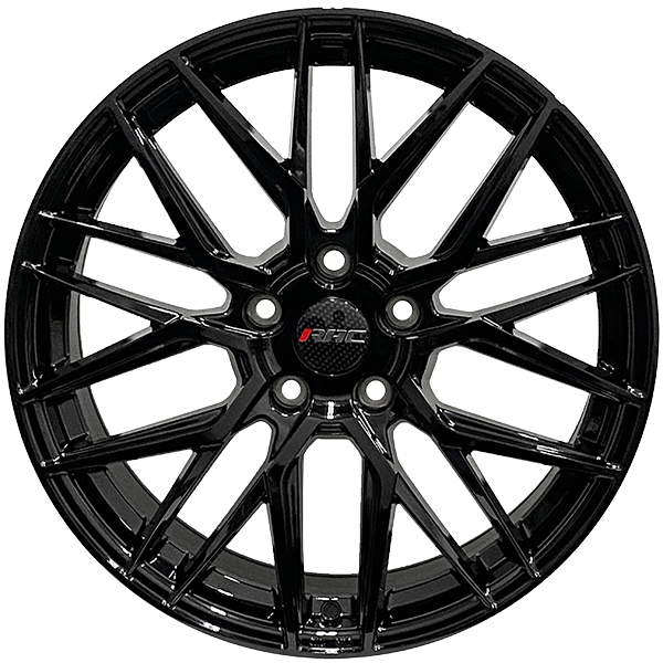 RAC Replica RR07 Gloss Black 18x8.0 +35 5x114.3 60.1
