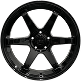 RAC RR09 Gloss Black 18x8.0 +40 5x114.3 73.1