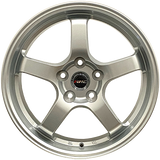 RAC Replica RR21 Silver 18x8.0 +40 5x120 64.1
