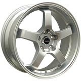 RAC Replica RR21 Silver 18x8.0 +40 5x120 64.1