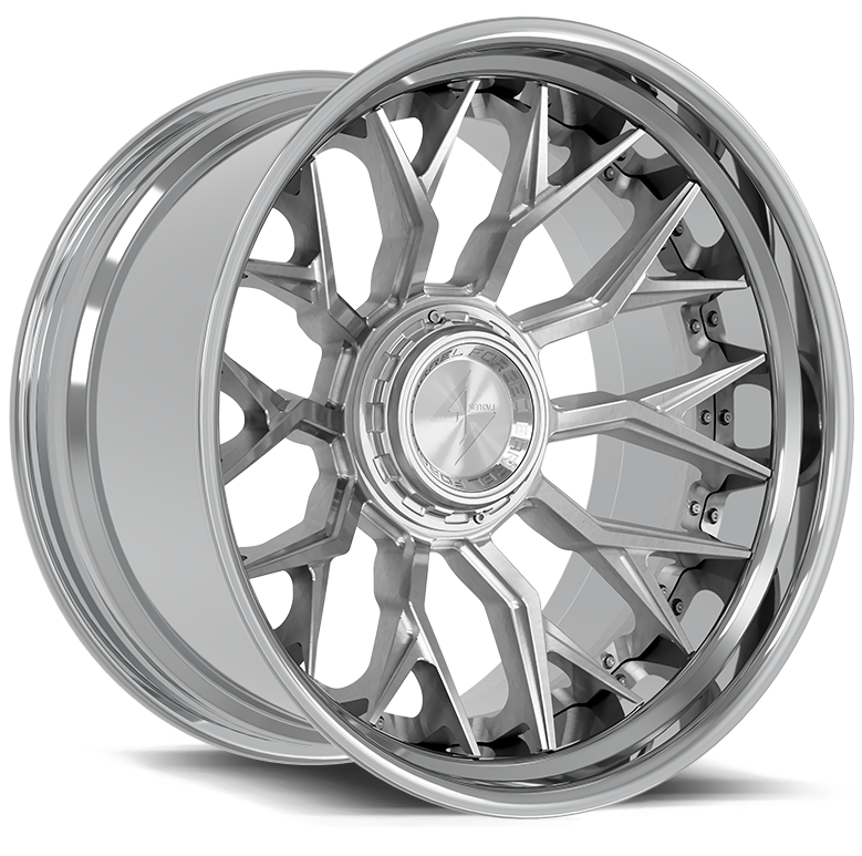 SENTALI BARREL FORGED XTREME BFX2 Polished Lip / Brushed Centre 22x10 -24 8x165.1/8x180 0