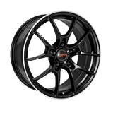 DIM WC001 Black Silver Lip 17x7.5 +35 5x114.3 0