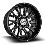 XF OFFROAD XF-230 Satin Black 22x10 -24 6x135/6x139.7 106.4