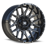 TWISTED OFF-ROAD TW1 Gloss Black Milled 22x12 -44 5x127/5x139.7 0