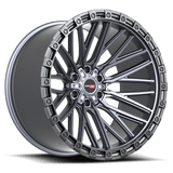 VORTEK VRT-608 Matte Titanium Black Bead Ring 22x12 -44 6x135/6x139.7 106.1
