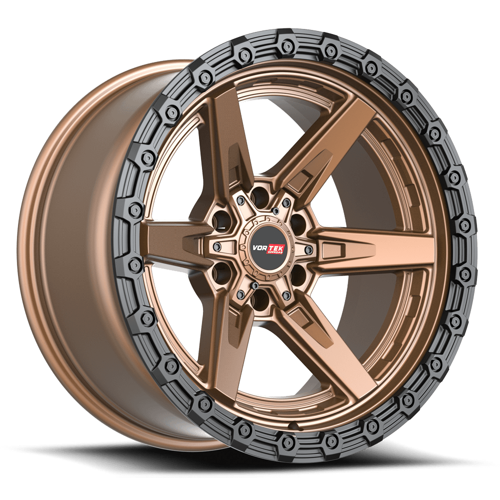 VORTEK VRT-602 Matte Bronze With Black Bead Ring 18x9 -12 6x135/6x139.7 106.1