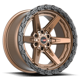 VORTEK VRT-602 Matte Bronze With Black Bead Ring 18x9 -12 6x135/6x139.7 106.1