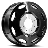XF OFFROAD DUALLY INNER-GB Gloss Black Dually 22x8.25 +100 8x165.1 121.3