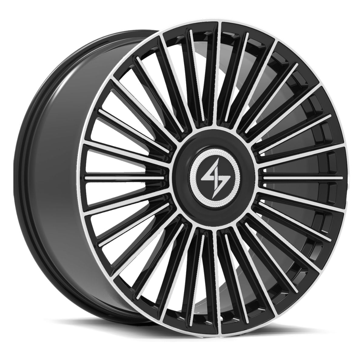 SENTALI LUXX SPECTRE Gloss Black Machined 24x10 +20 6x135/6x139.7 106.1