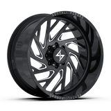 SENTALI FORGED SF-7 Gloss Black Milled 22x14 -76 8x165.1 125.2