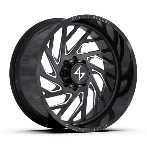 SENTALI FORGED SF-7 Gloss Black Milled 26x16 -99 8x165.1 125.2