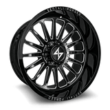 SENTALI FORGED SF-2 Gloss Black Milled 28x16 -99 8x180 124.3