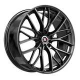 SPEC-1 RACING SP-61 Gloss Black 17x8 +42 5x114.3/5x100 73.1
